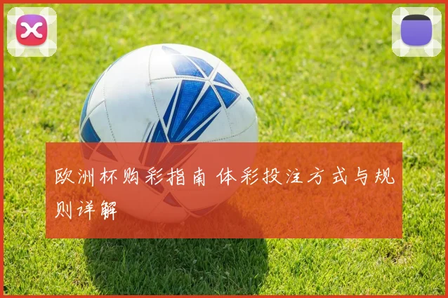 欧洲杯购彩指南 体彩投注方式与规则详解