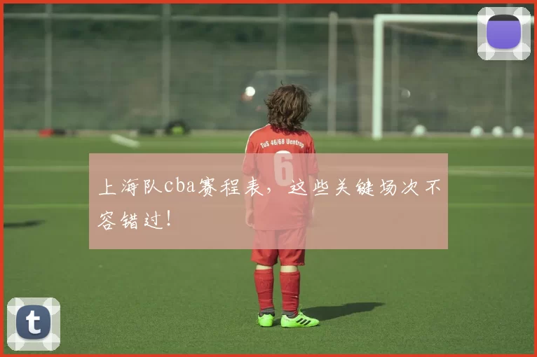 上海队cba赛程表,这些关键场次不容错过!